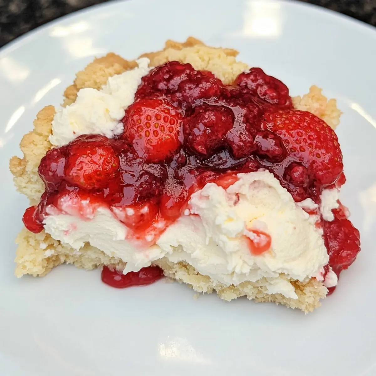 Strawberry Cheesecake Dump Cake
