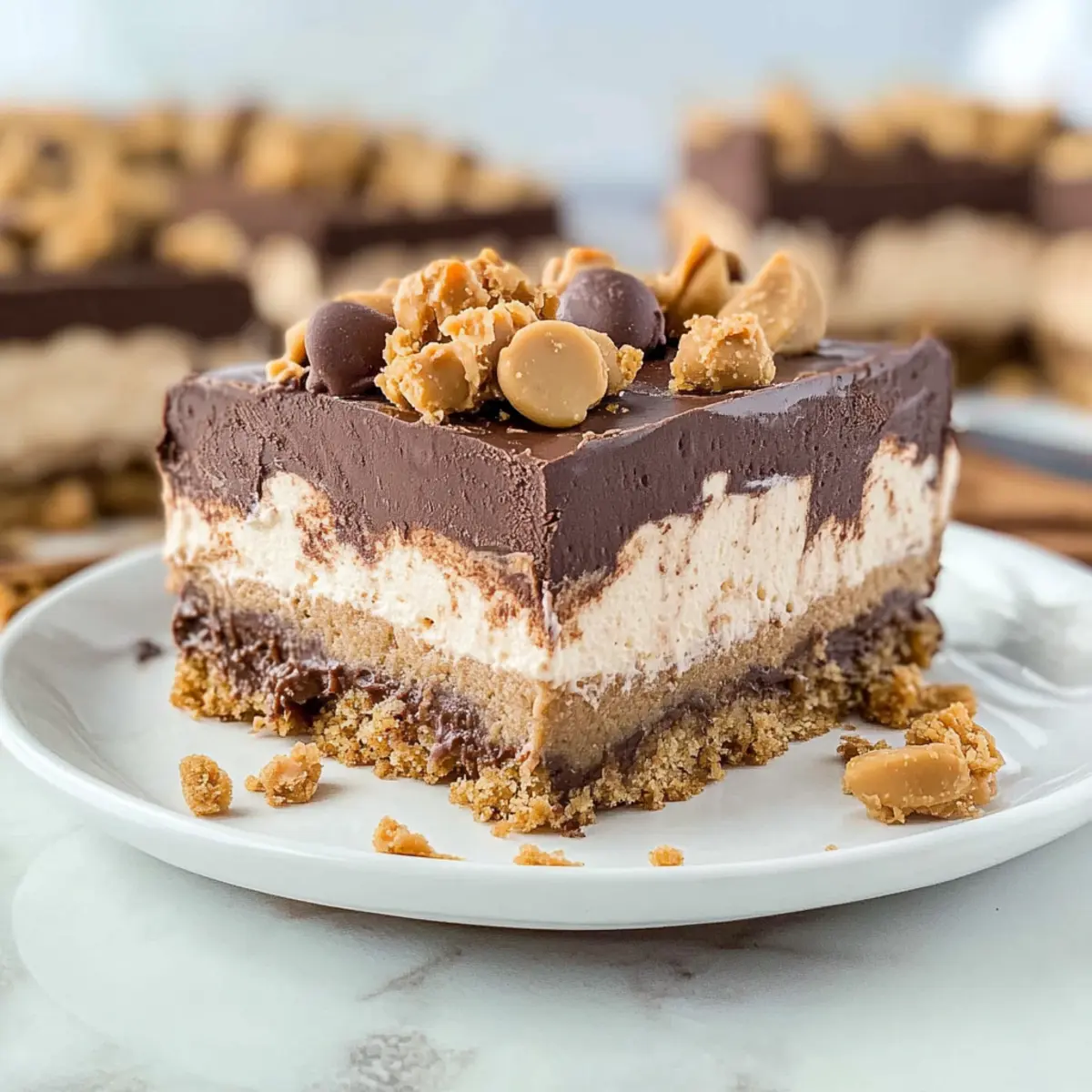 Chocolate Peanut Butter Dream Bars