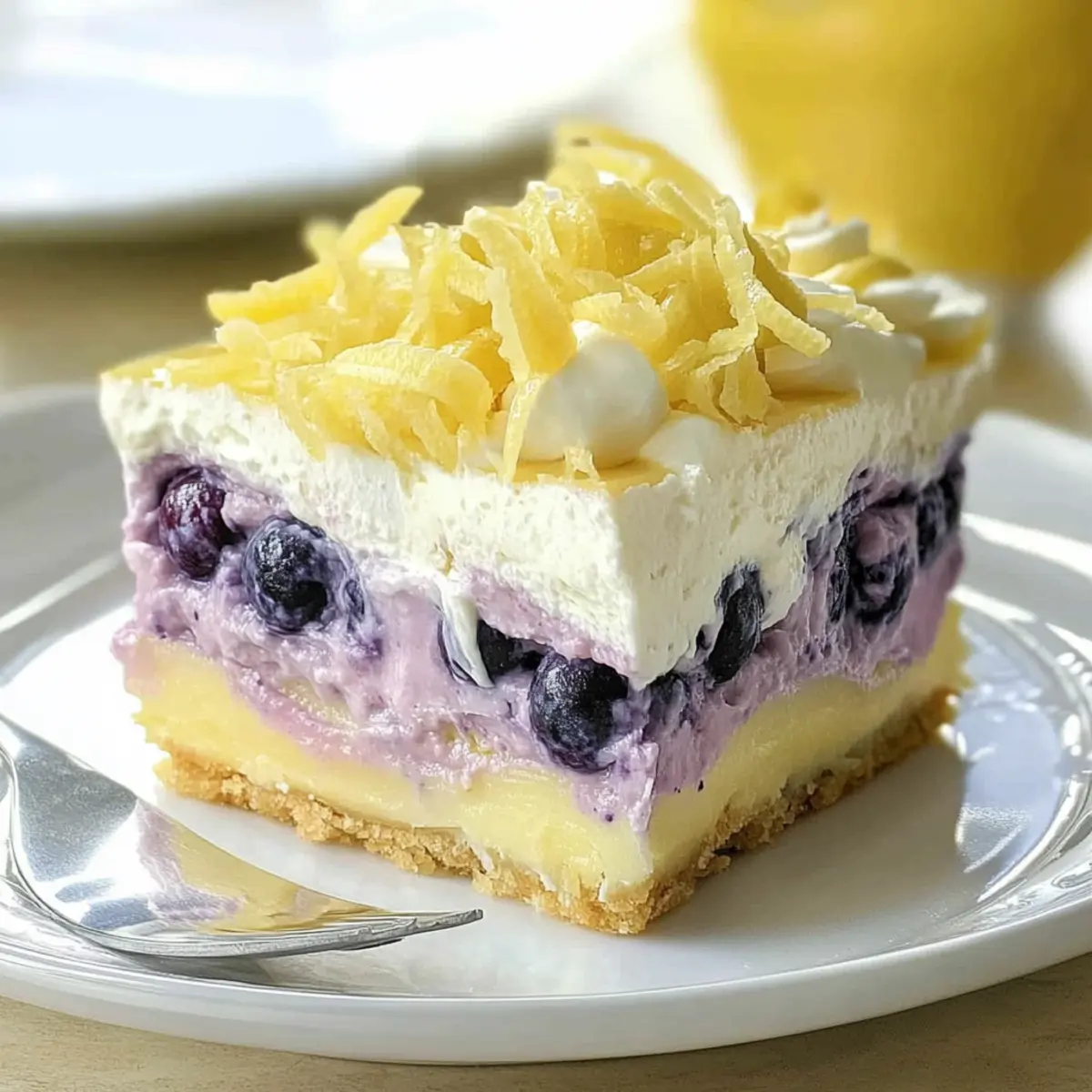 Lemon Blueberry Lasagna