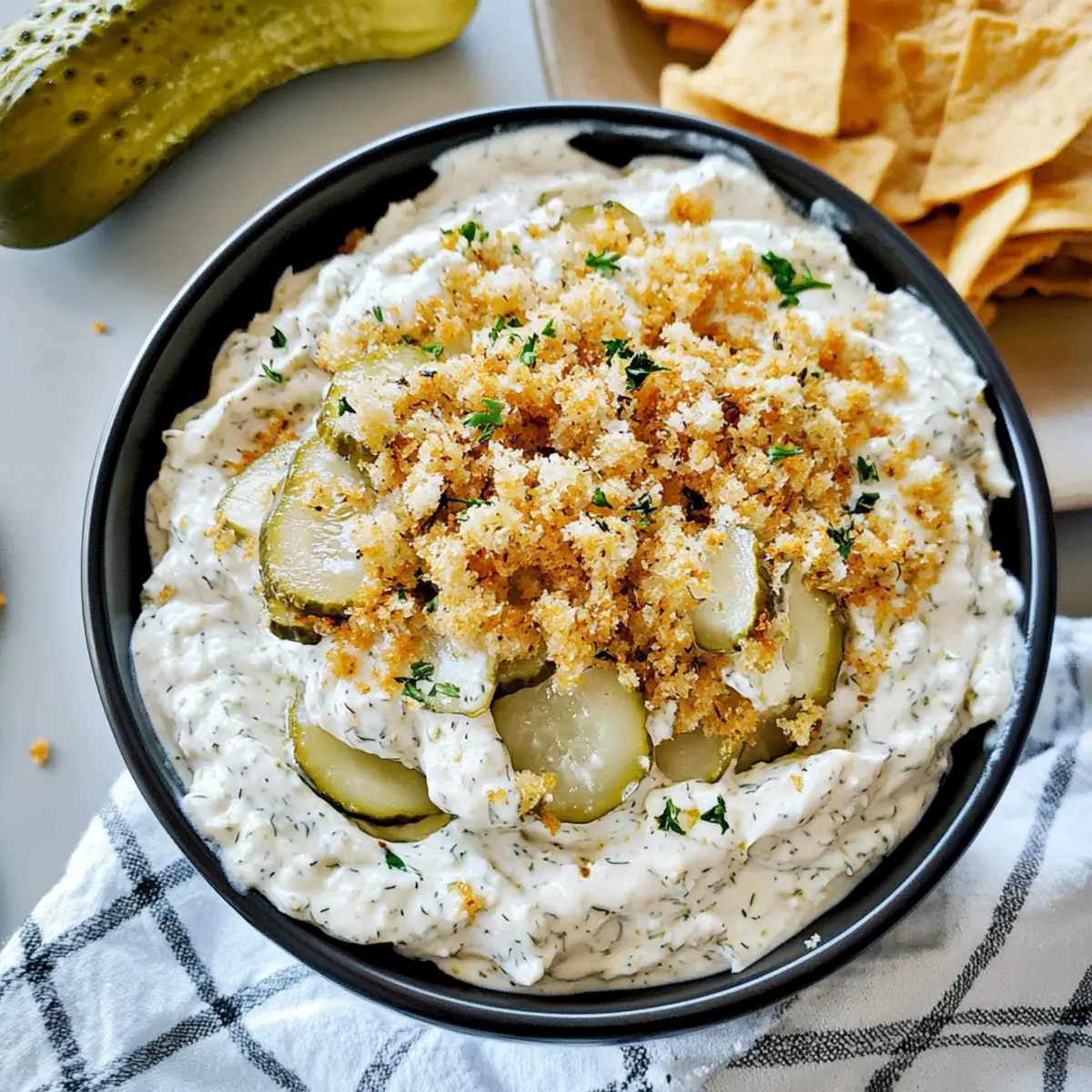Fried Pickle Ranch Dip