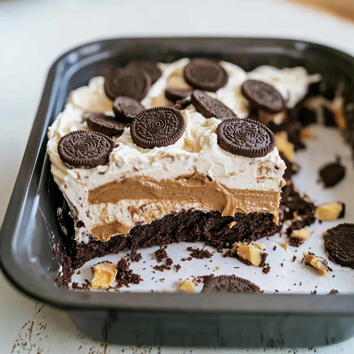 Chocolate Peanut Butter Oreo Delight