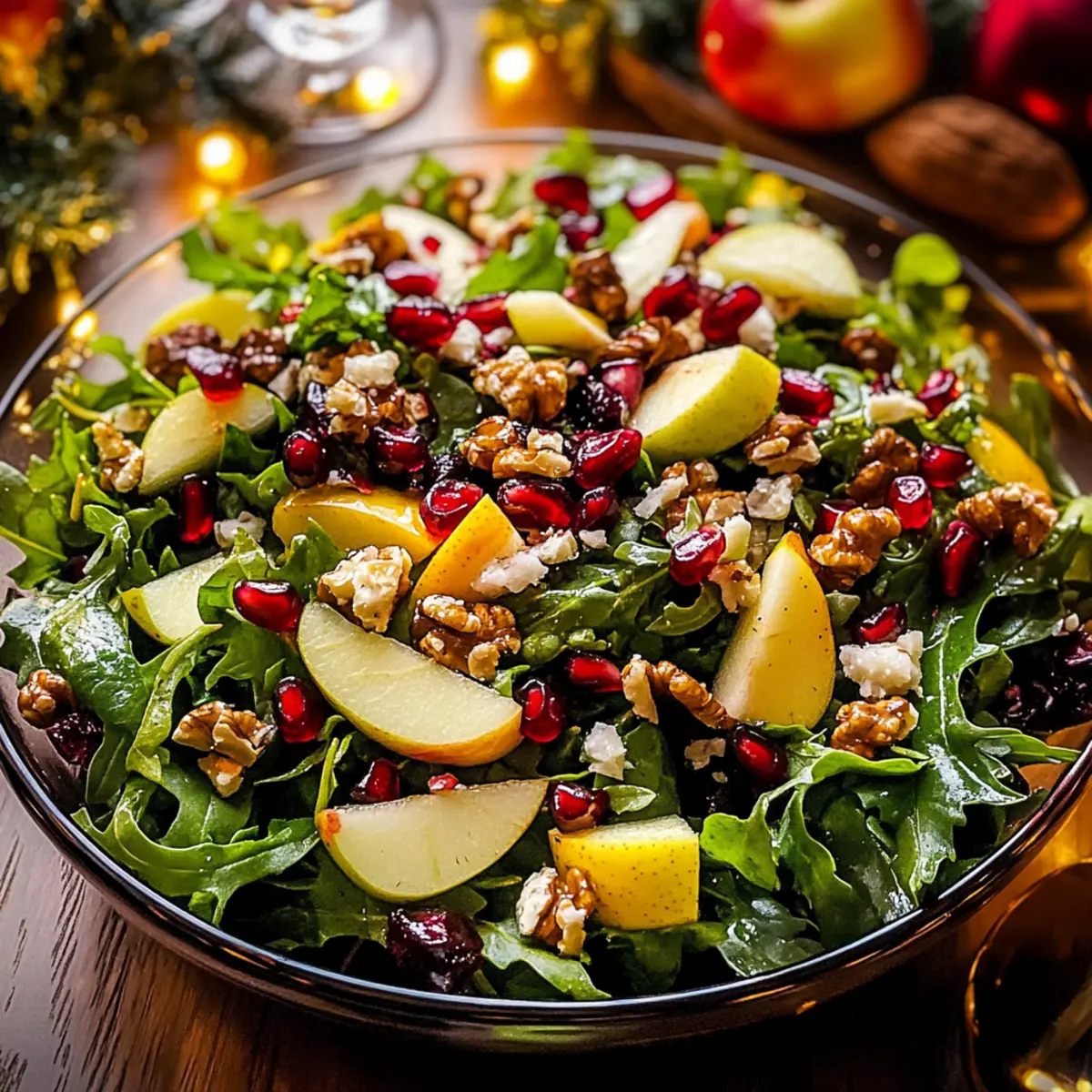 Salad with Honey Mustard Dressing