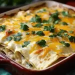 White Chicken Enchilada Casserole