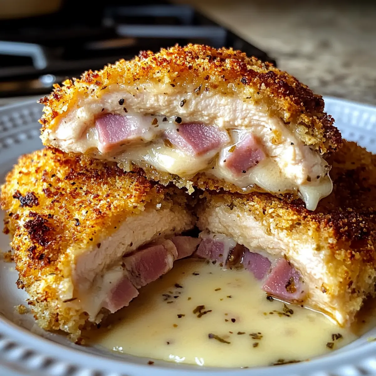 Creamy Chicken Cordon Bleu