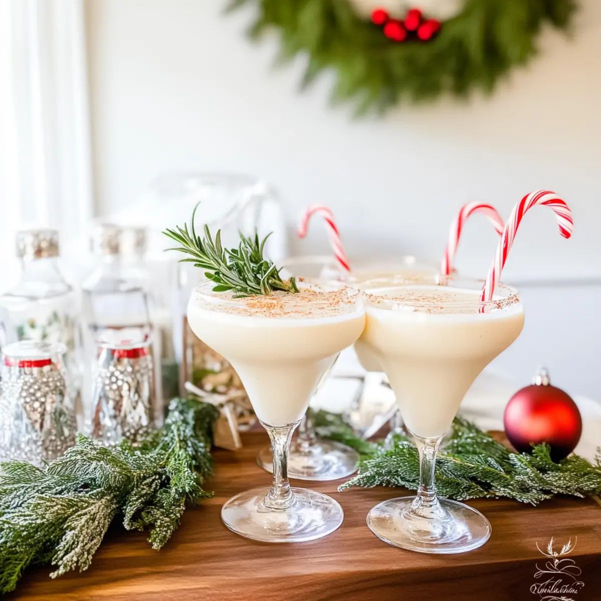 Fireball Eggnog Martini