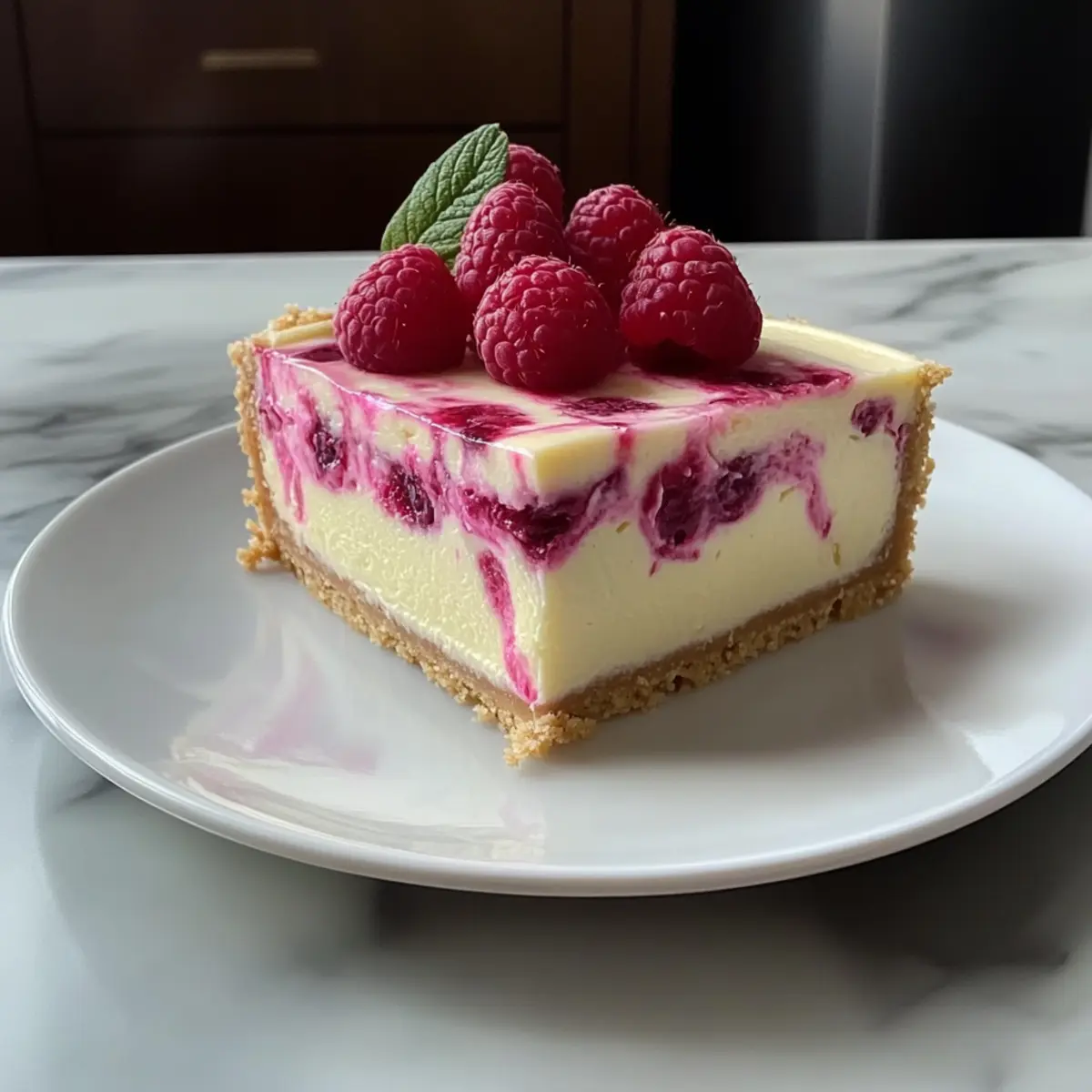 Raspberry cheese cake