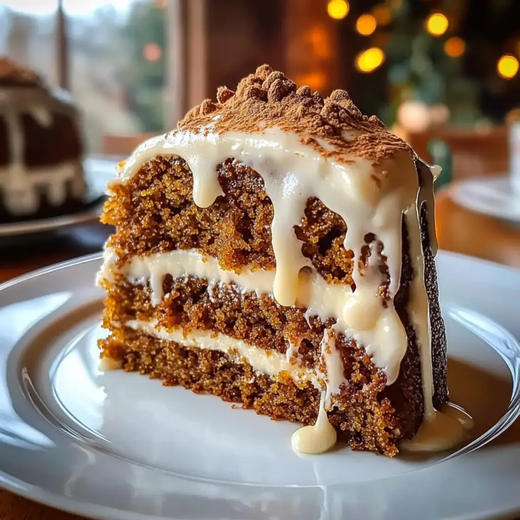 Gingerbread Cake Cinnamon Molasses Frosting