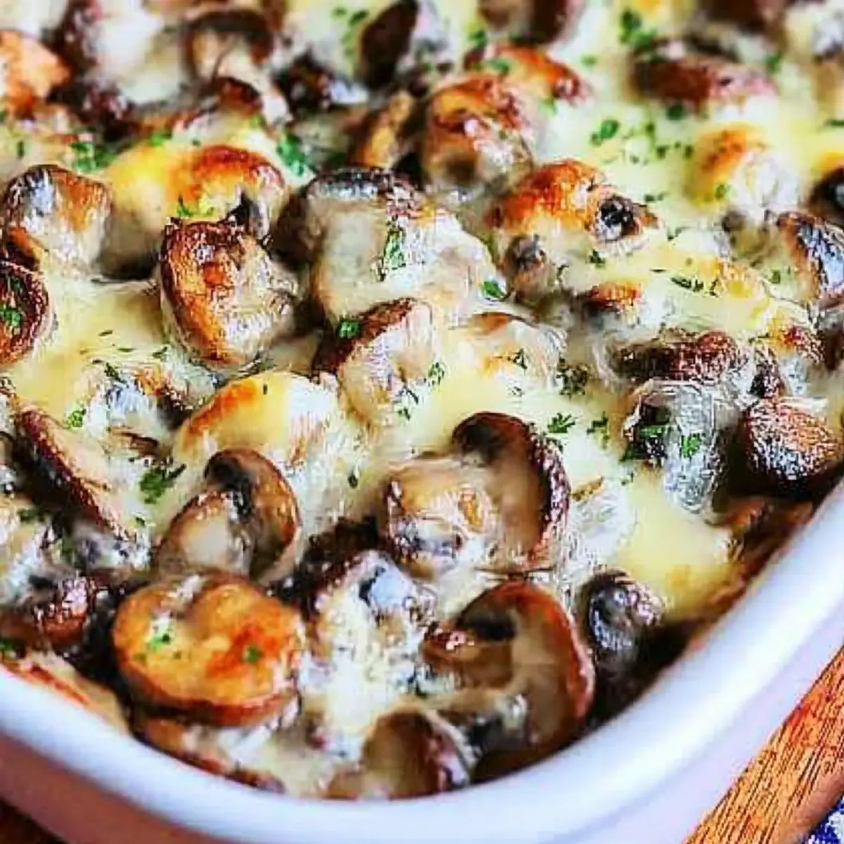 Cheesy Mushroom Casserole