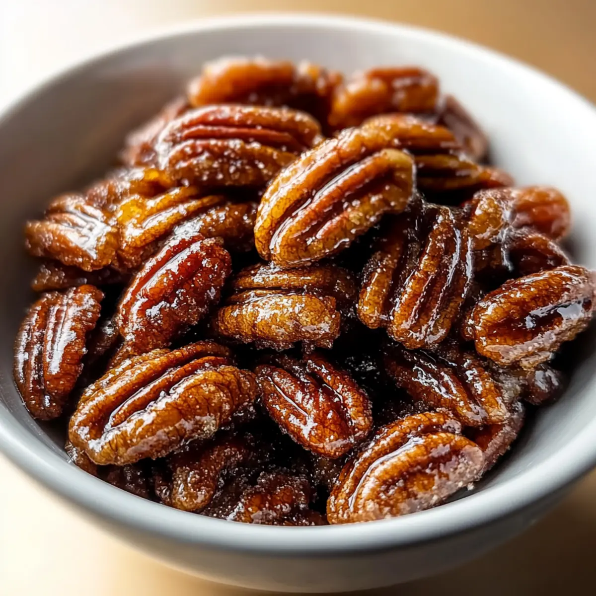 Crockpot Fireball Whisky Candied Pecans