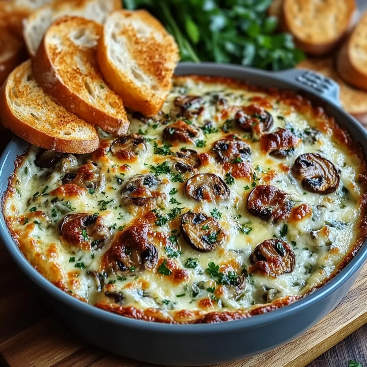 Stuffed Mushroom Dip