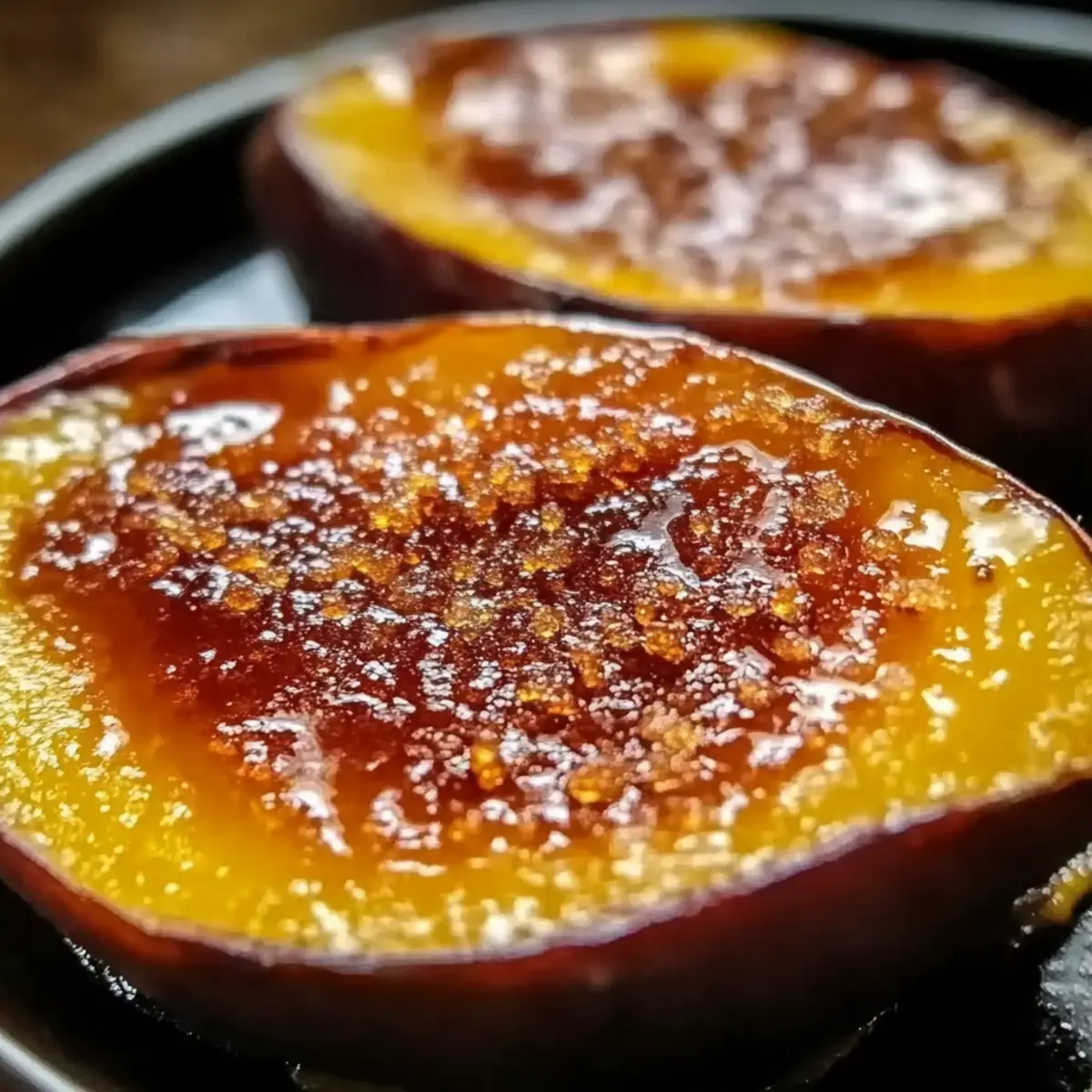 Japanese Sweet Potato Crème Brûlée