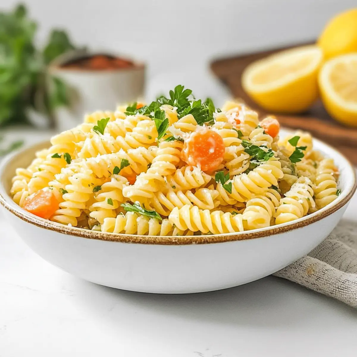 Lemon Parmesan Pasta Salad