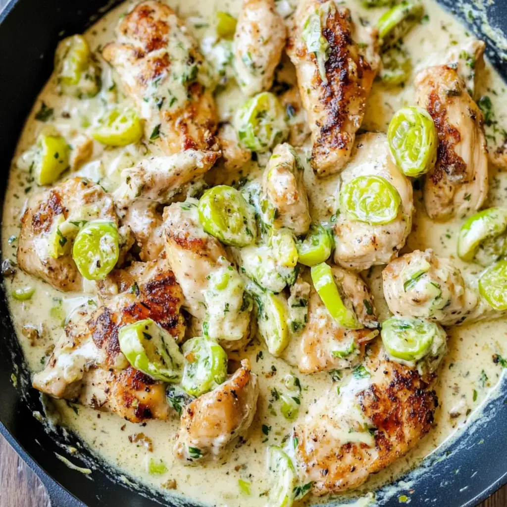 Creamy Pepperoncini Chicken Skillet