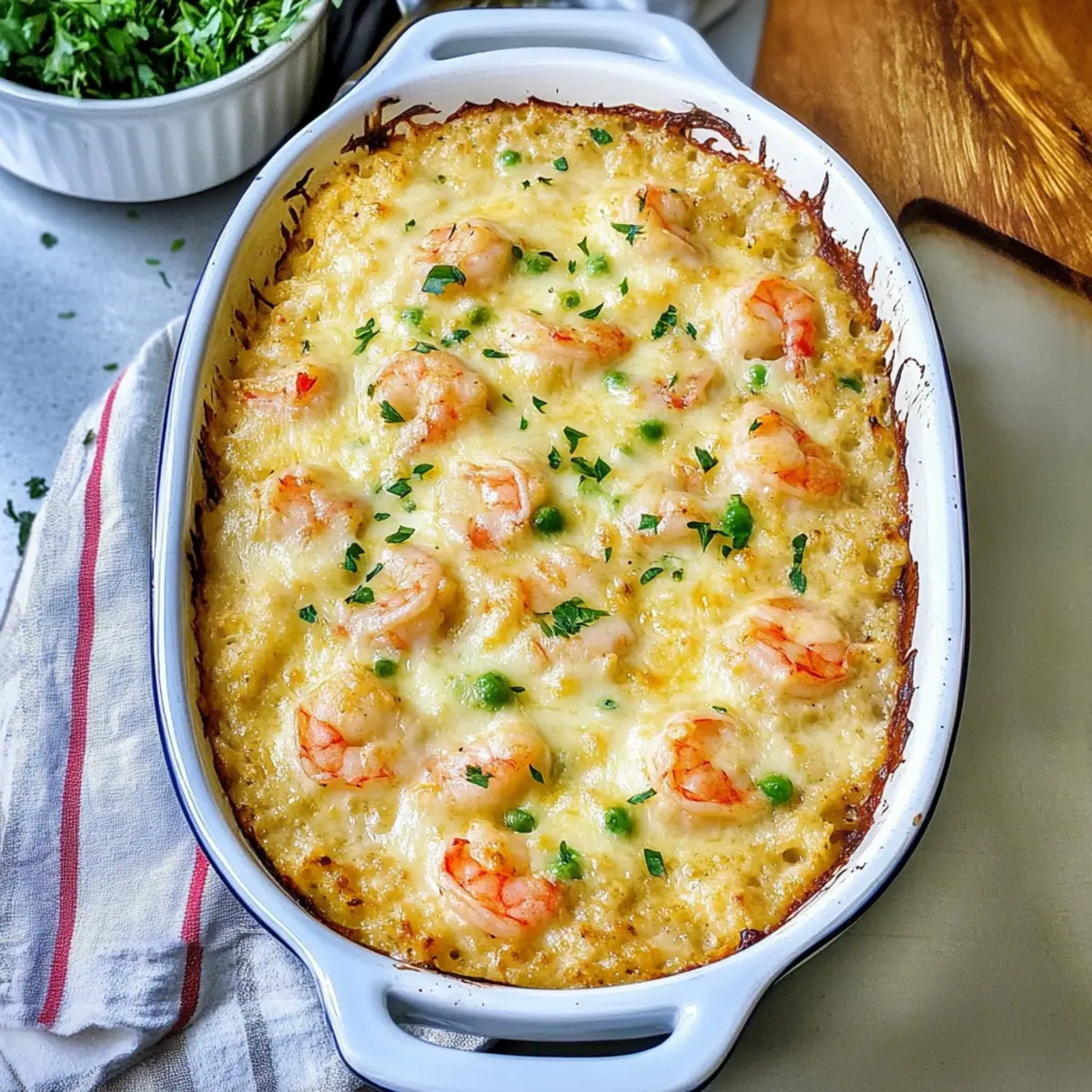 Shrimp and Grits Casserole