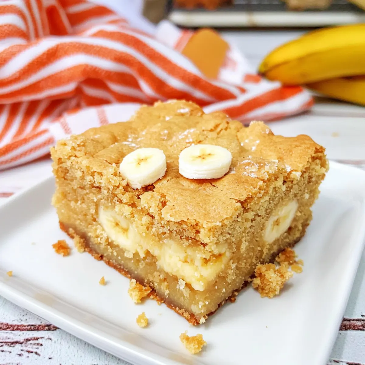 Banana Blondies