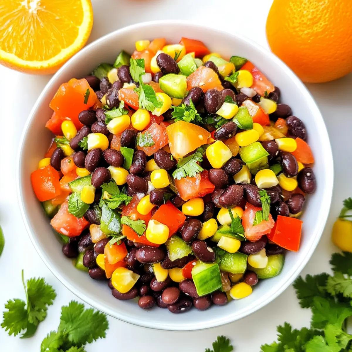 Black Bean Salad with Citrus Dressing