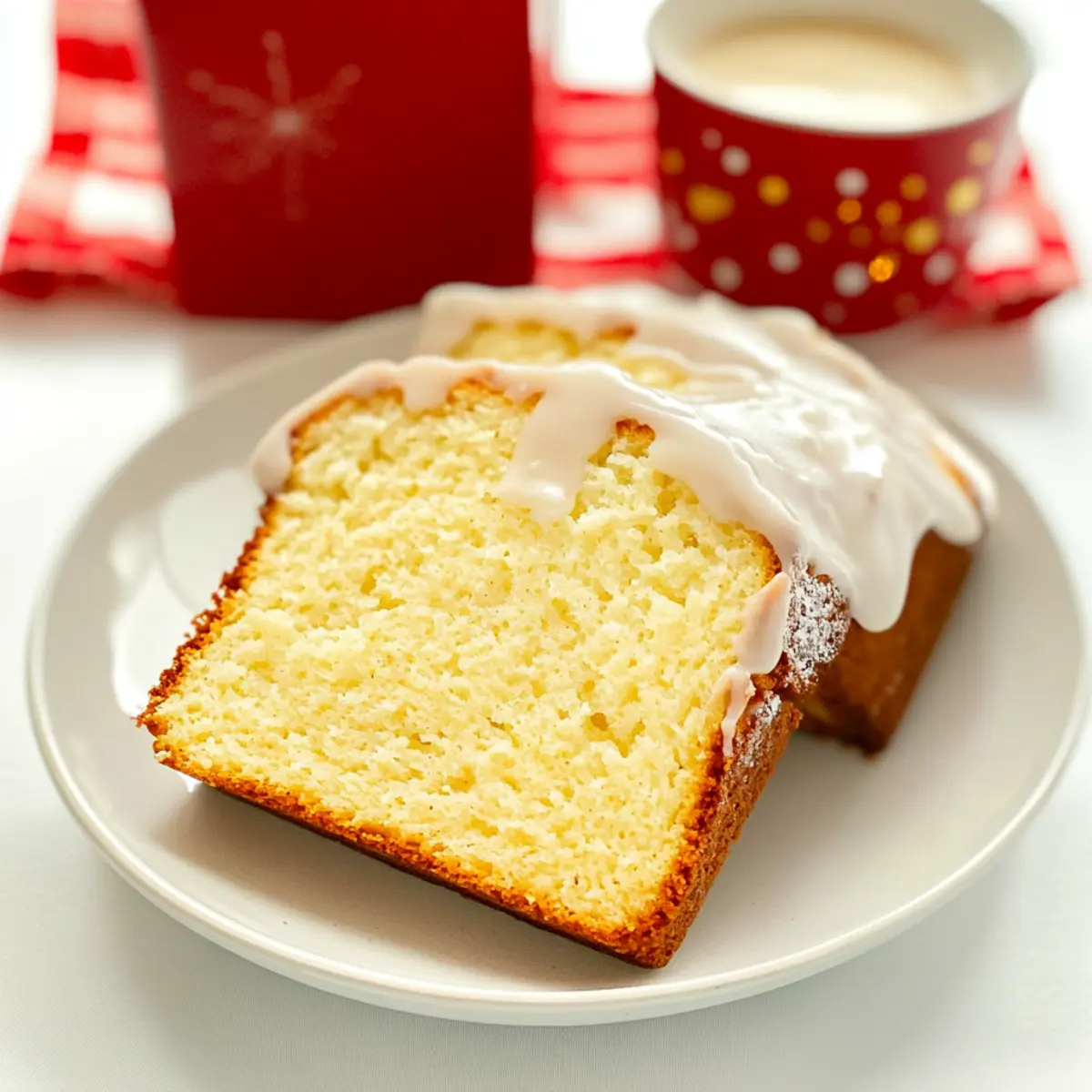 Glazed Eggnog Bread