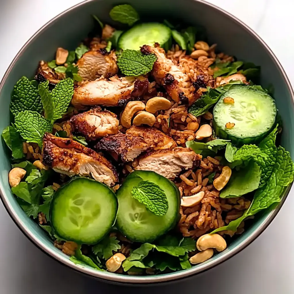 High Protein Crispy Rice Salad