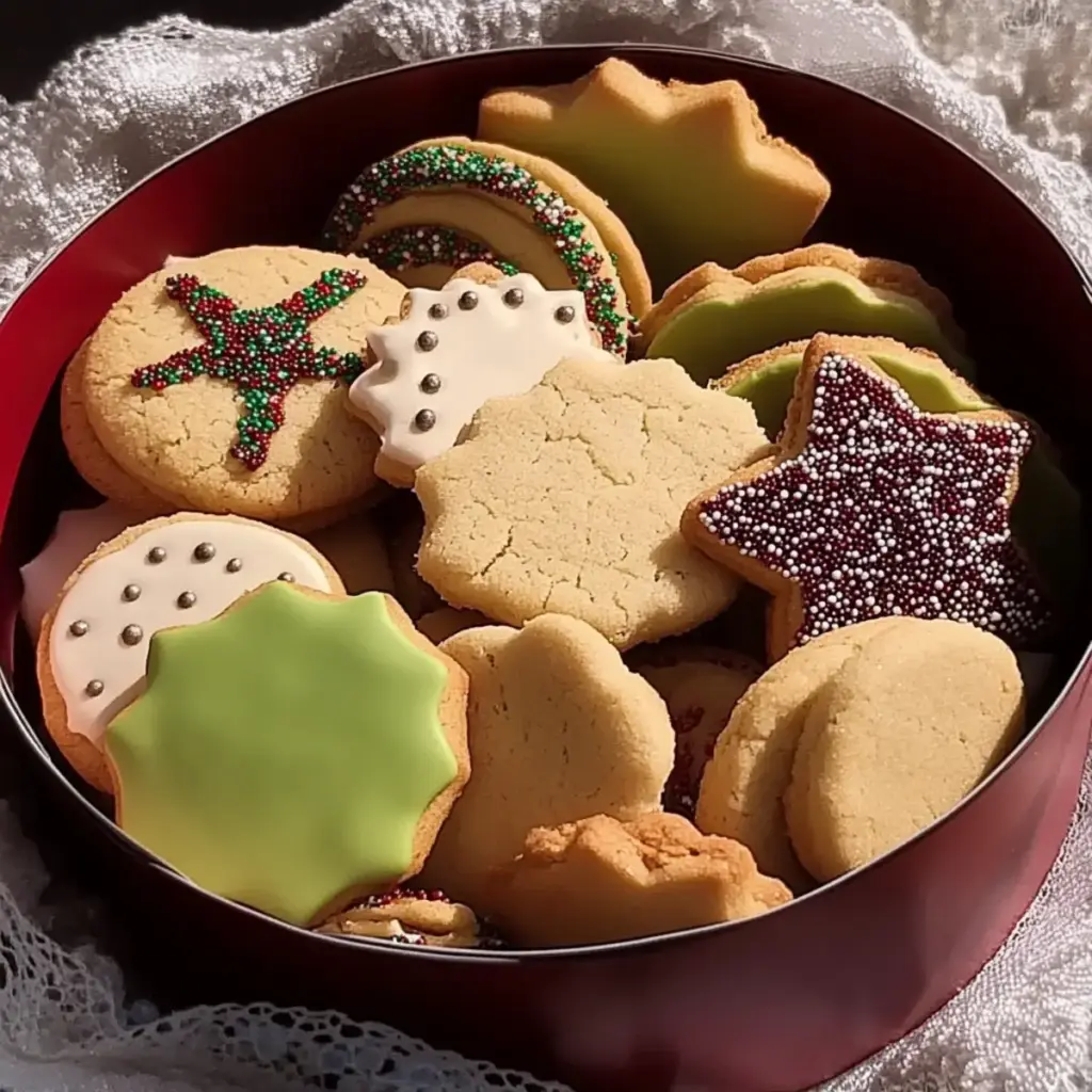 Holiday Butter Cookie Box