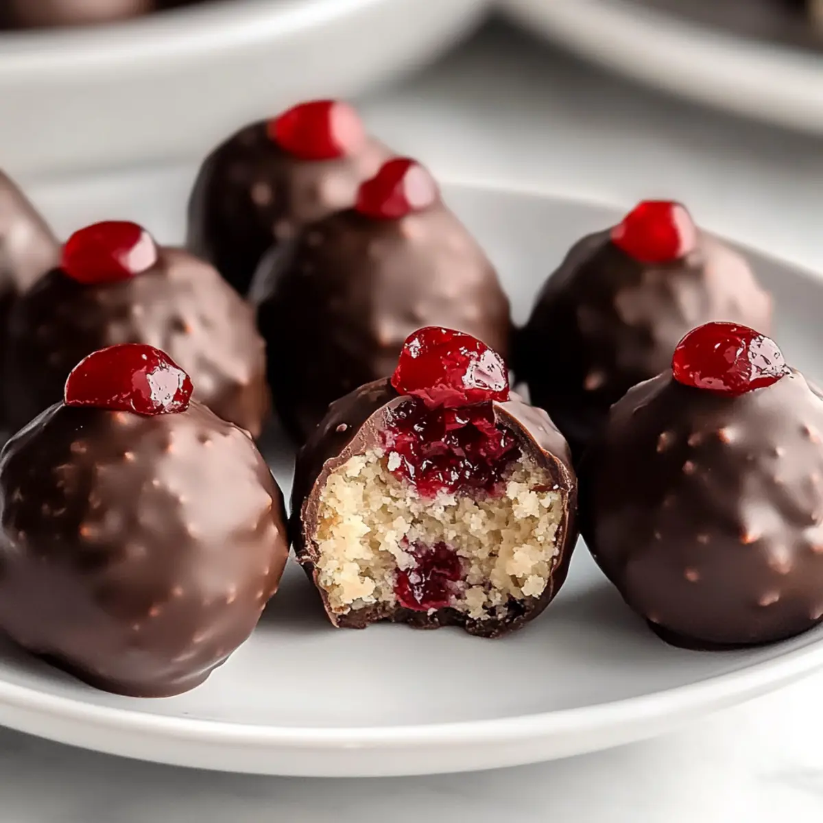 No-Bake Cherry Bourbon Balls
