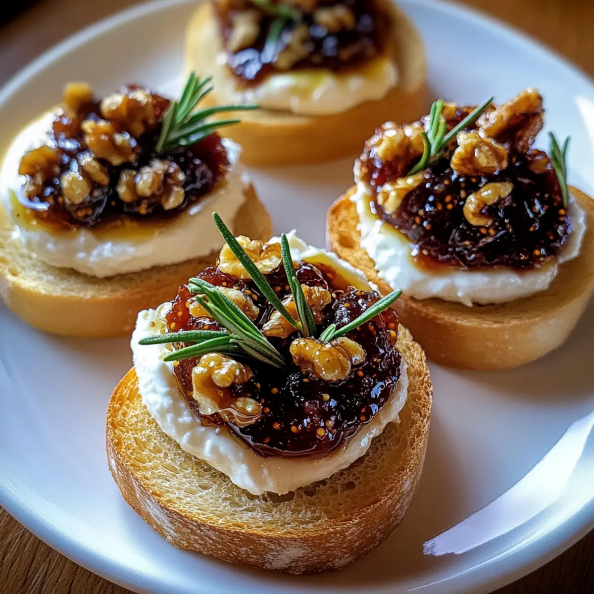 Goat Cheese Fig Jam Appetizer