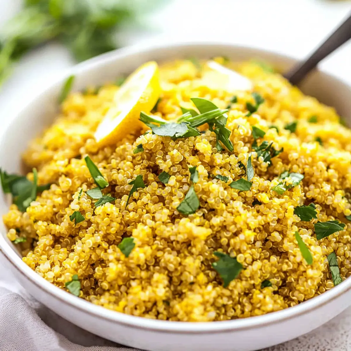 Lemon Turmeric Quinoa