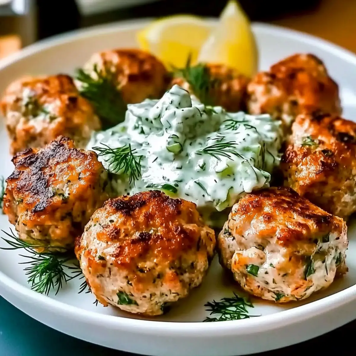 Greek Chicken Meatballs