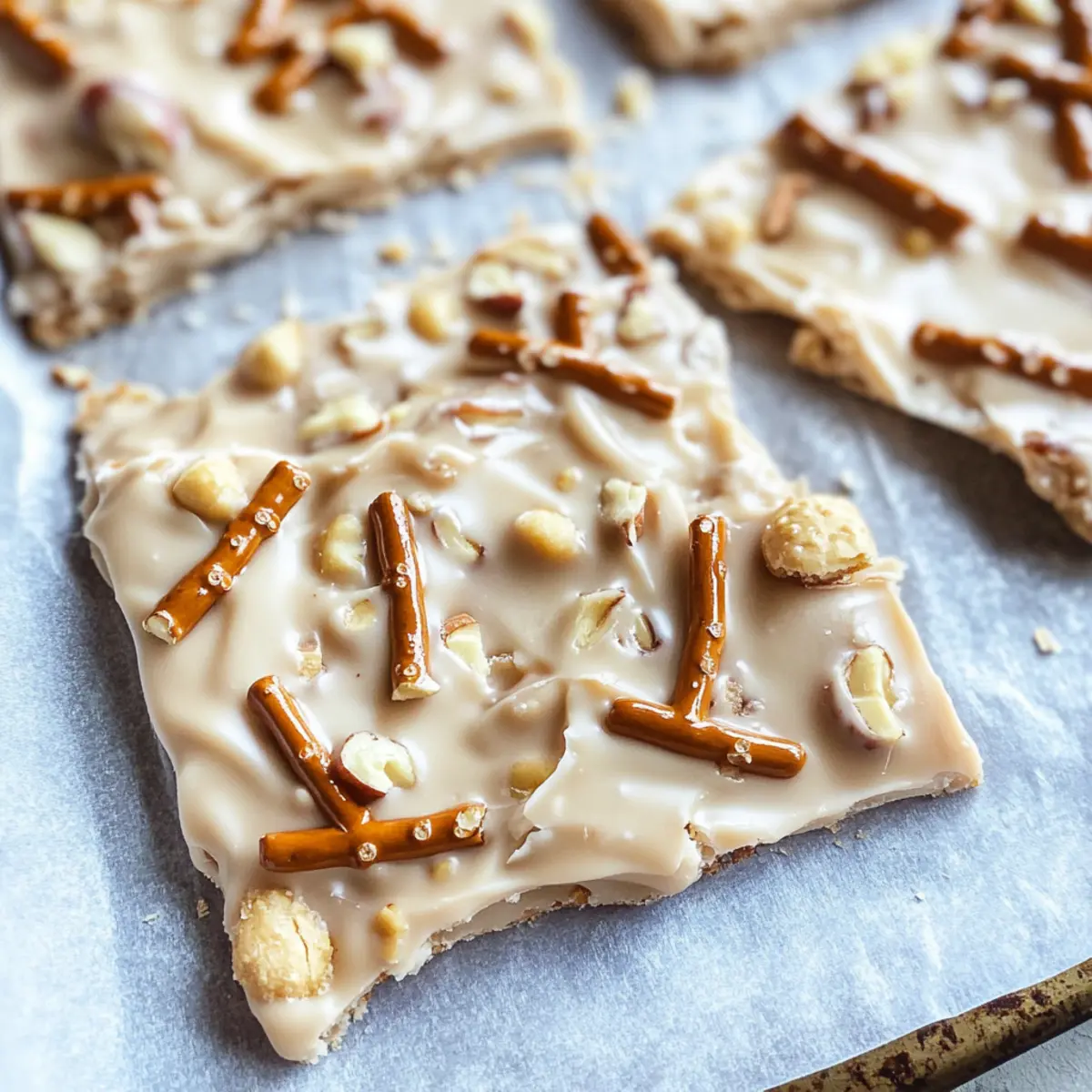 Peanut Butter Pretzel Bark