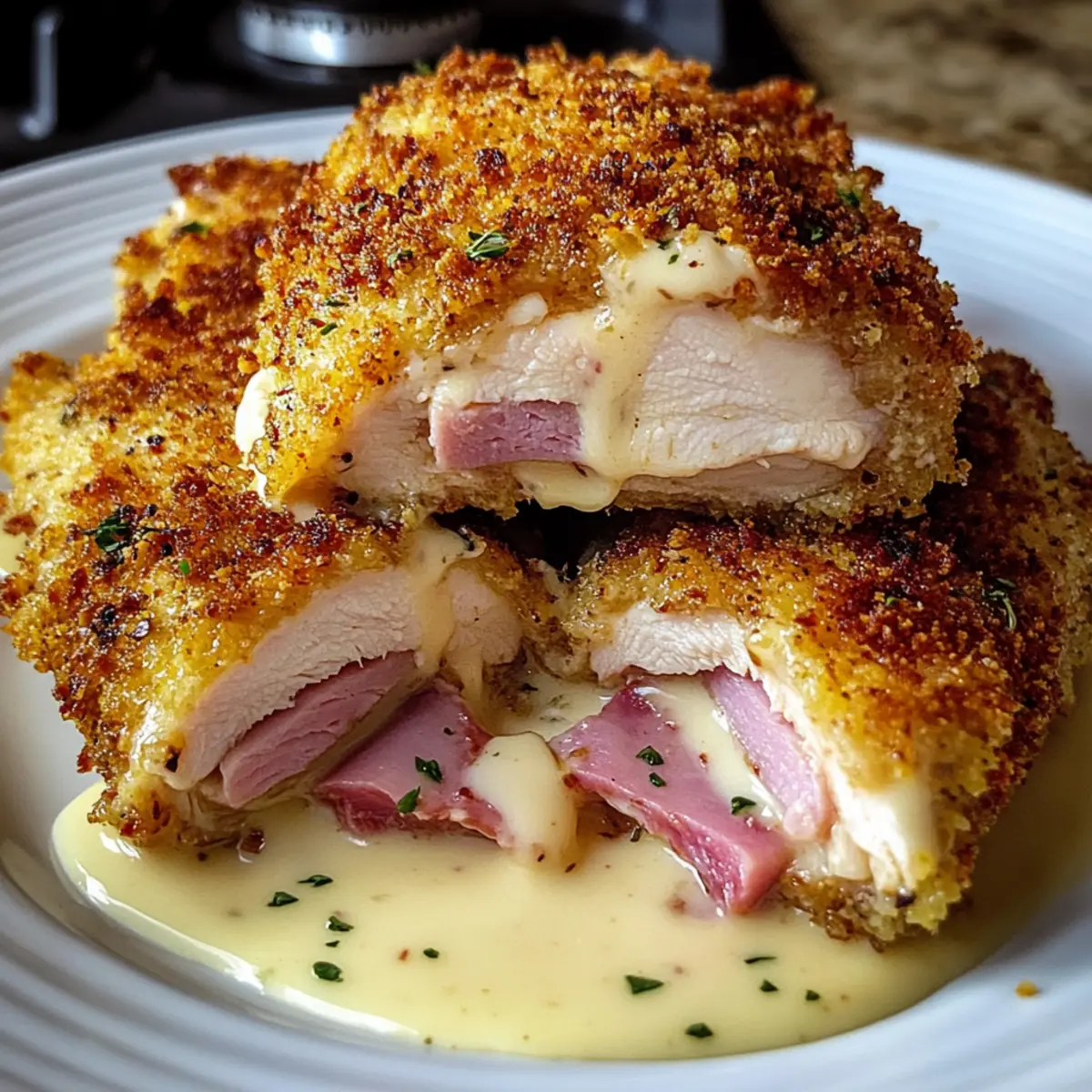 Creamy Chicken Cordon Bleu