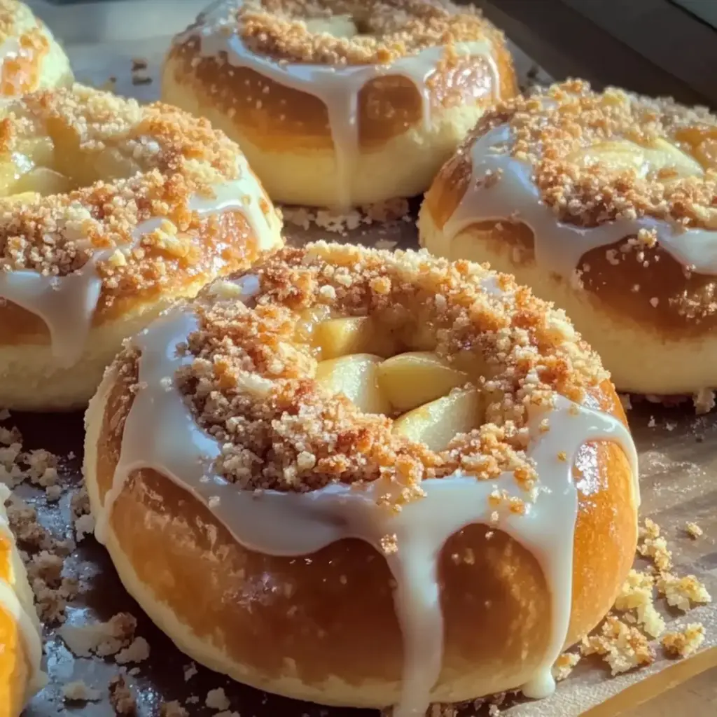 Apple Cheesecake Buns