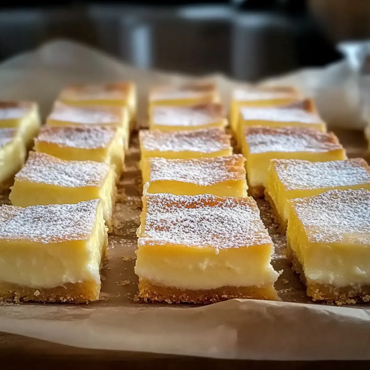 Vanilla Custard Cream Squares