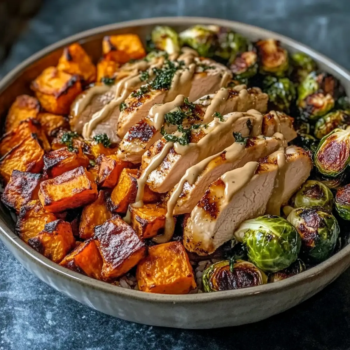 Chicken Sweet Potato Bowls