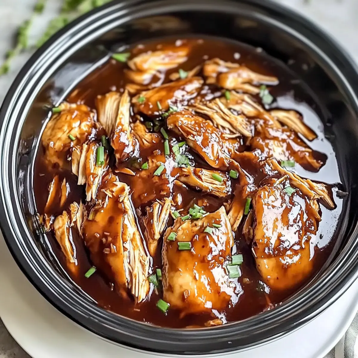 Crock Pot Bourbon Chicken