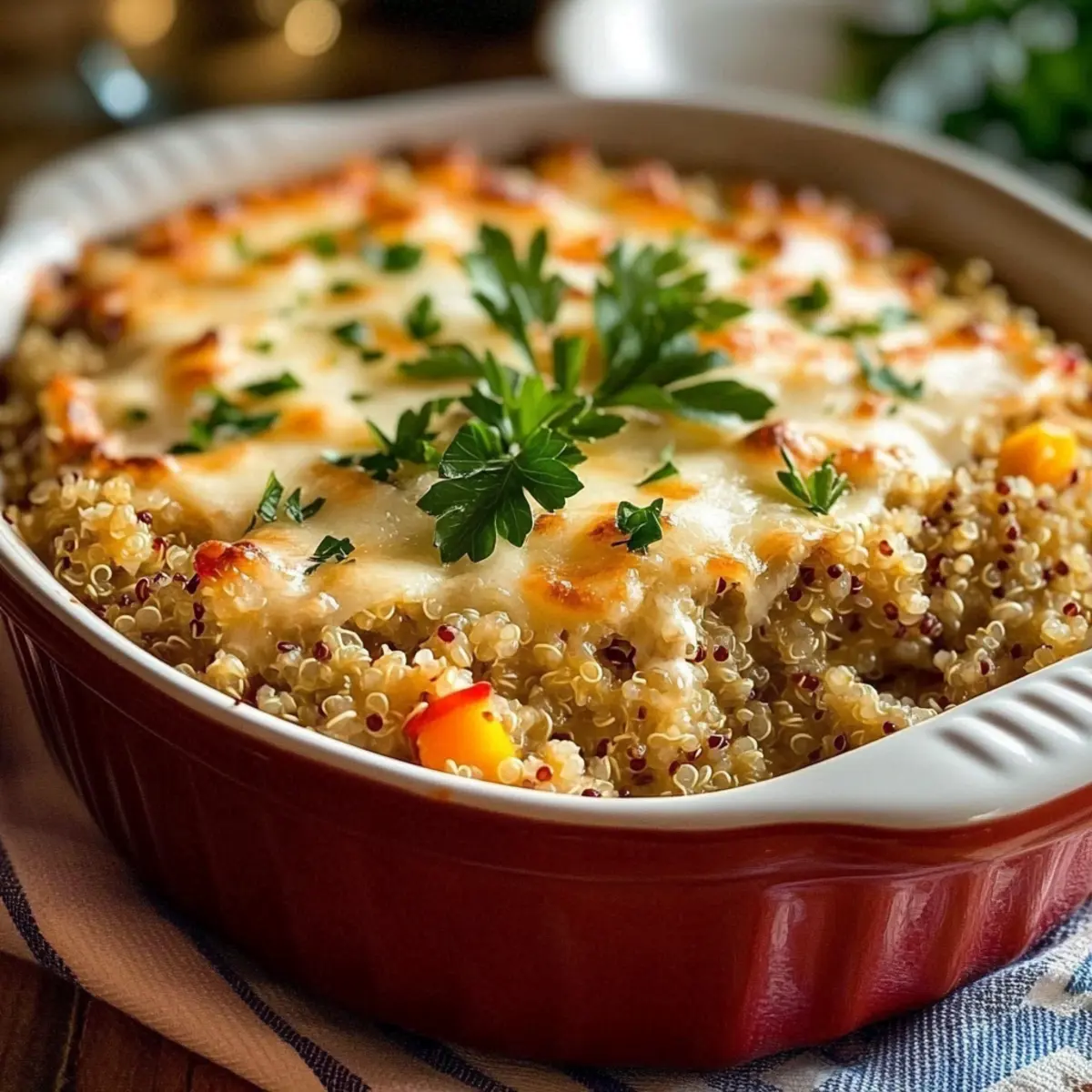 Veggie-Packed Quinoa Casserole