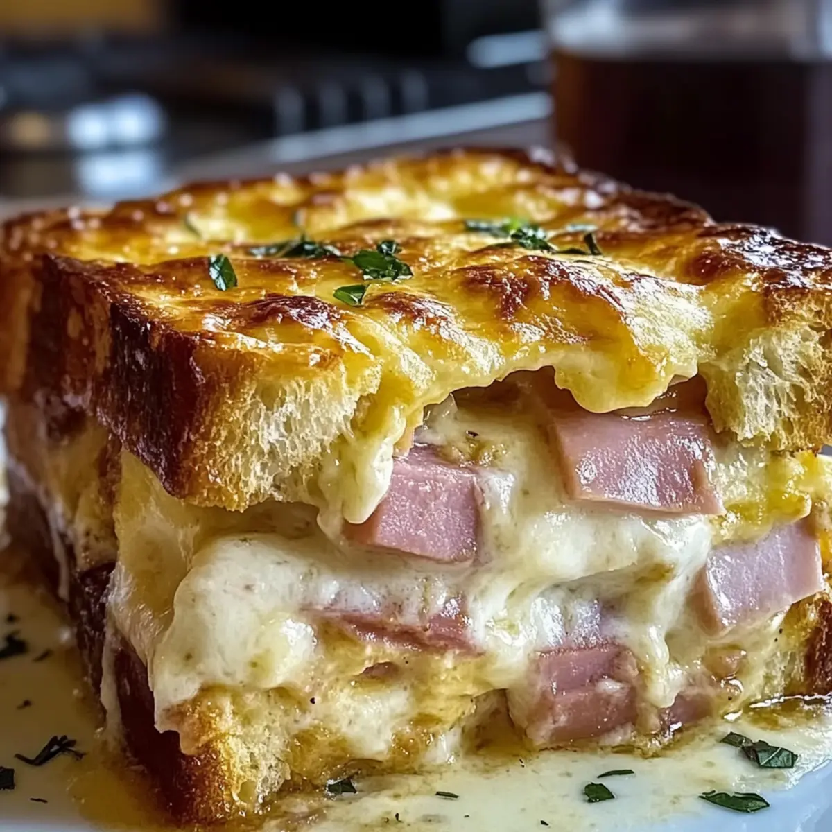 Monte Cristo Breakfast Casserole