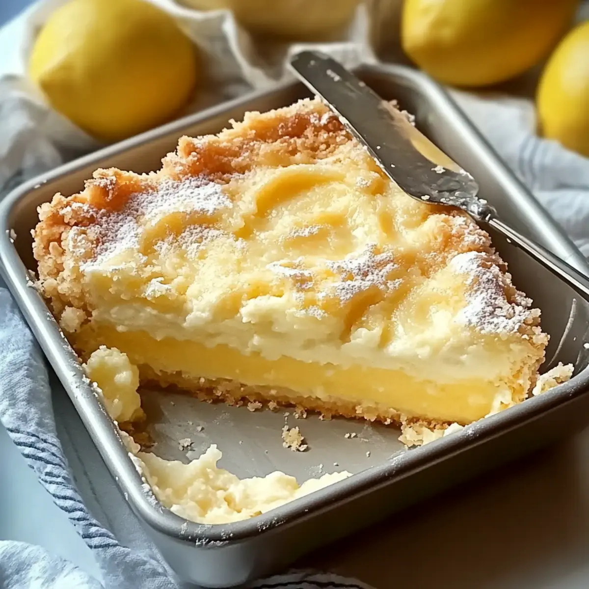 Lemon Cream Cheese Dump Cake