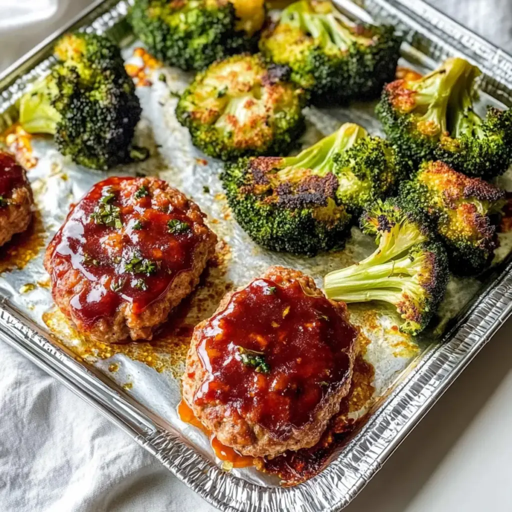Turkey Meatloaf and Broccoli
