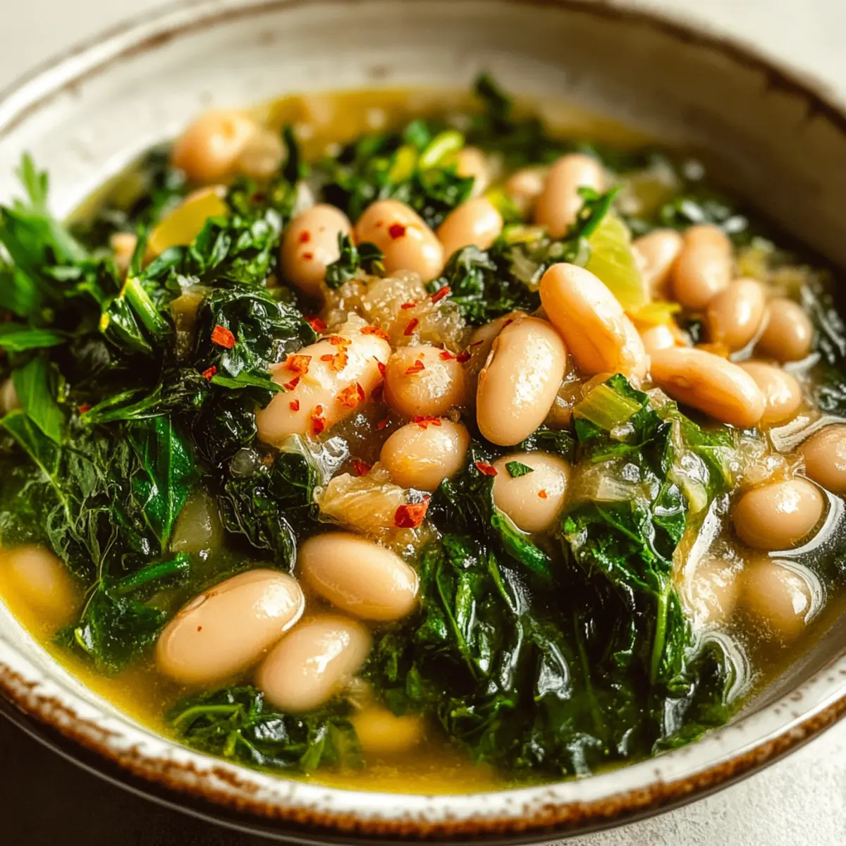 Mediterranean White Beans & Greens