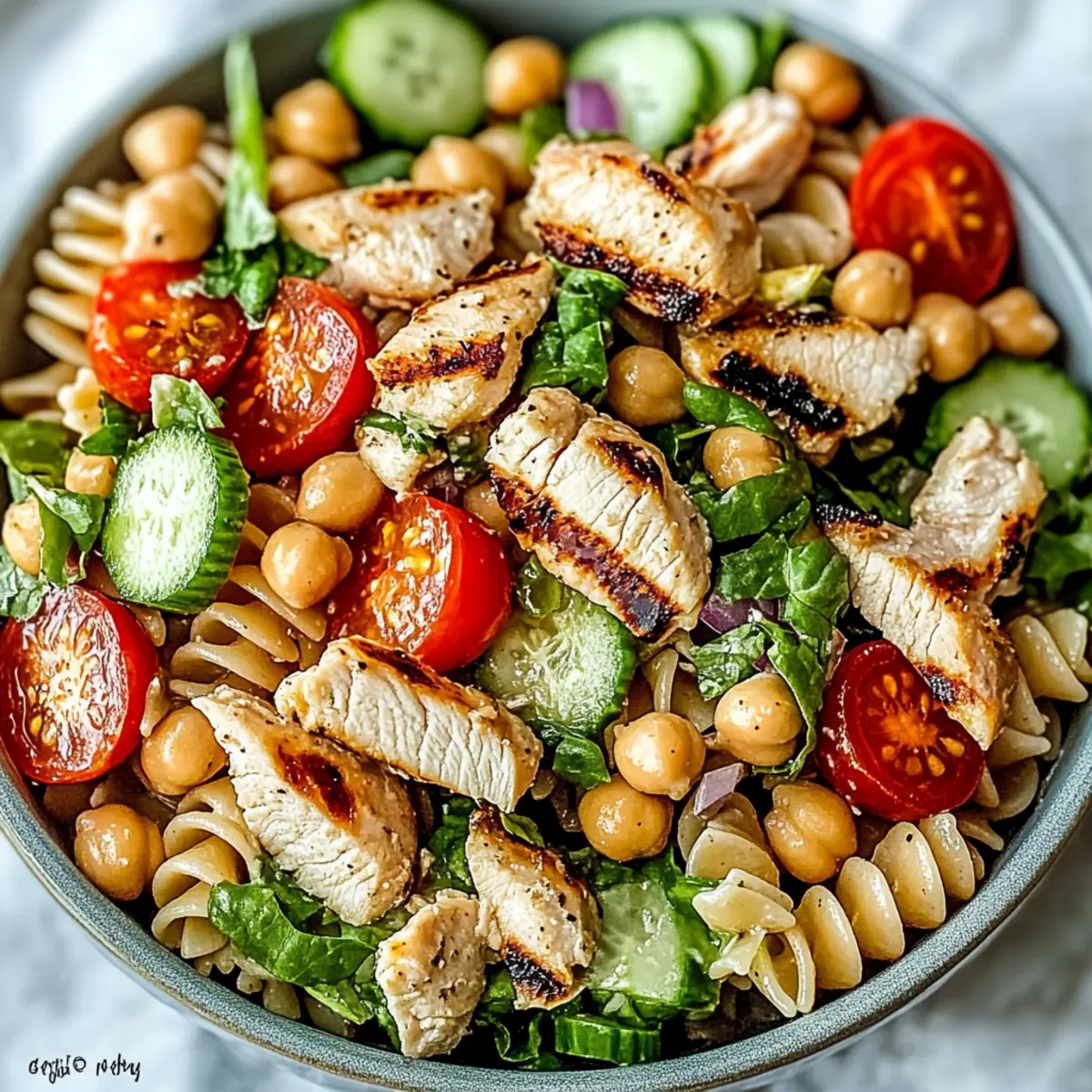 High-Protein Pasta Salad
