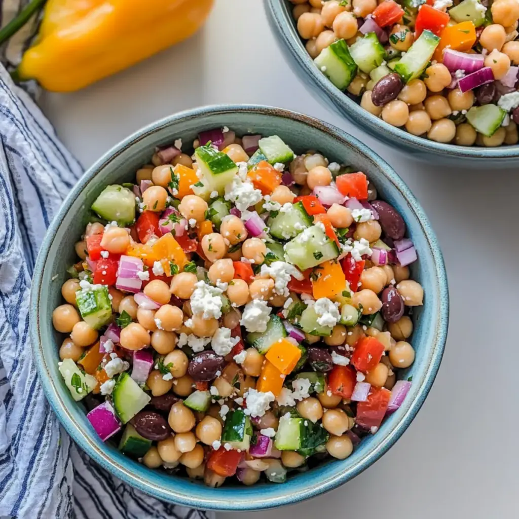 Mediterranean Dense Bean Salad