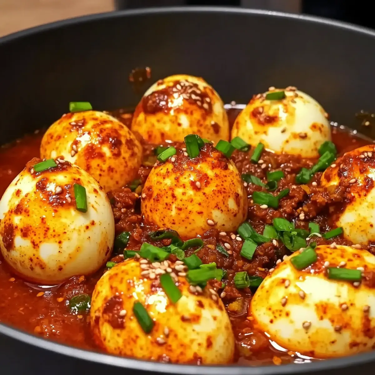 Spicy Gochujang Eggs