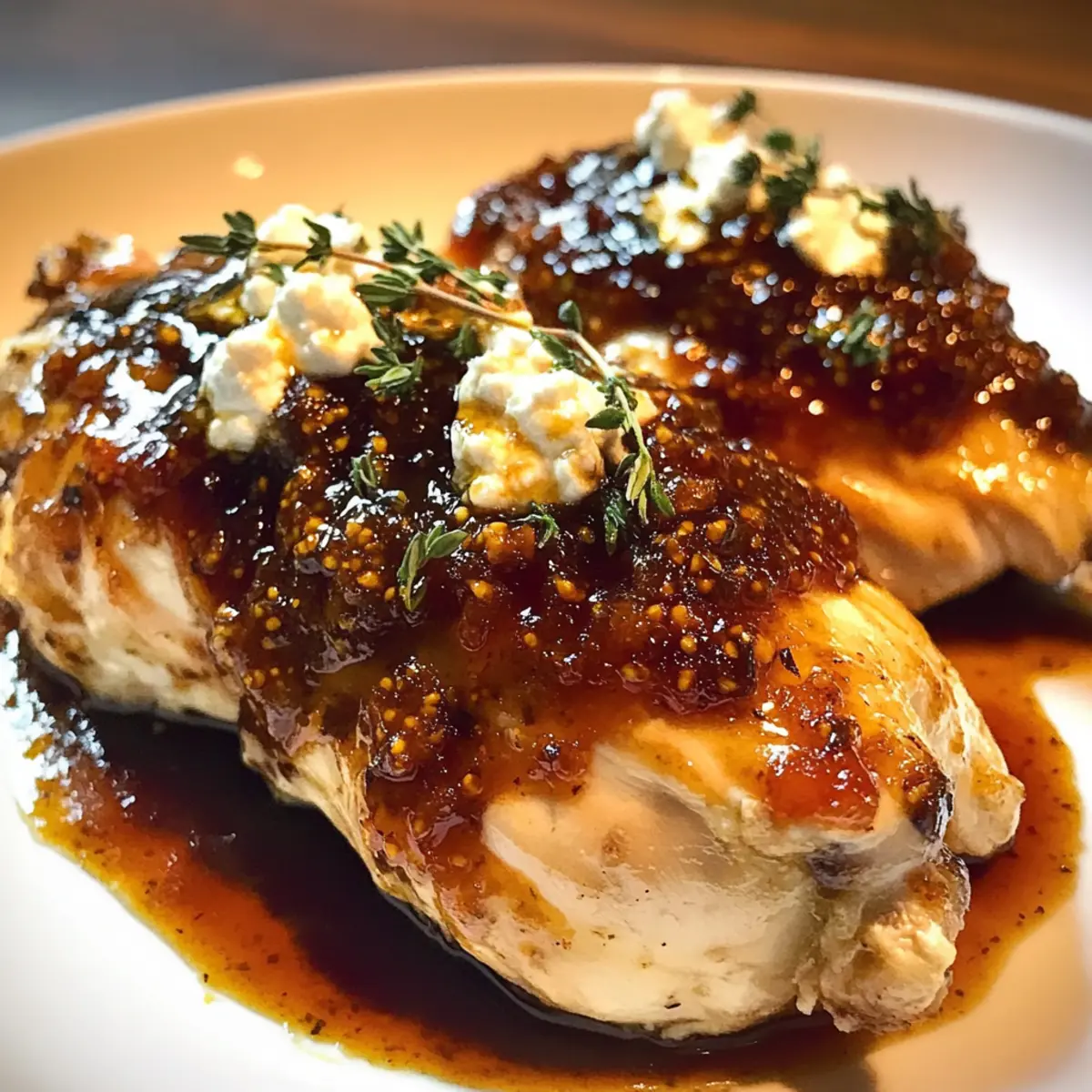 Slow Cooker Chicken with Fig Jam