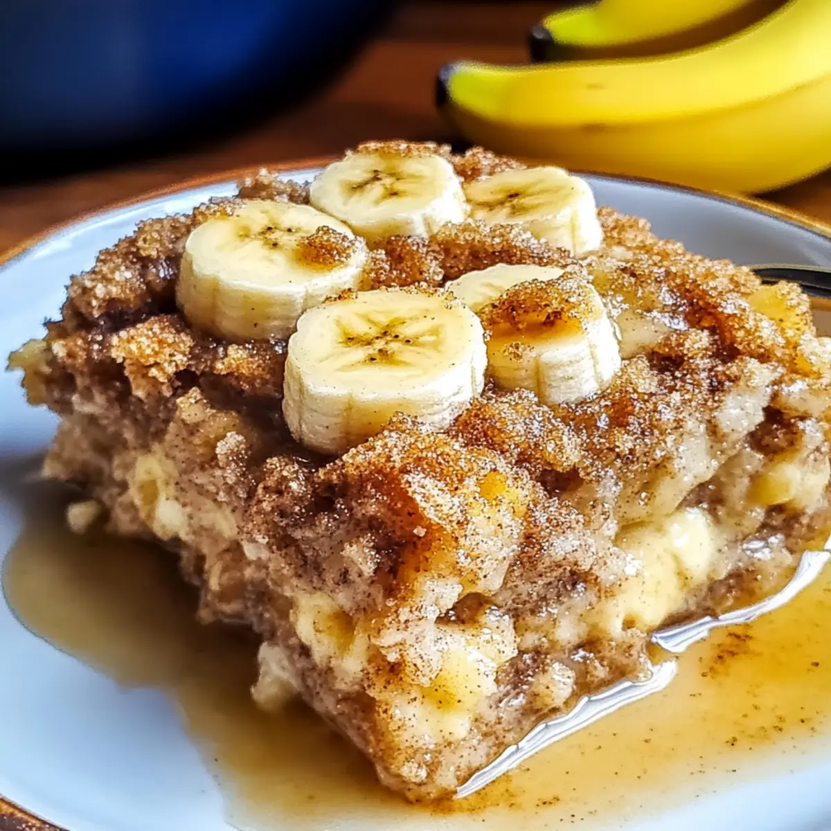 Baked Banana French Toast Casserole