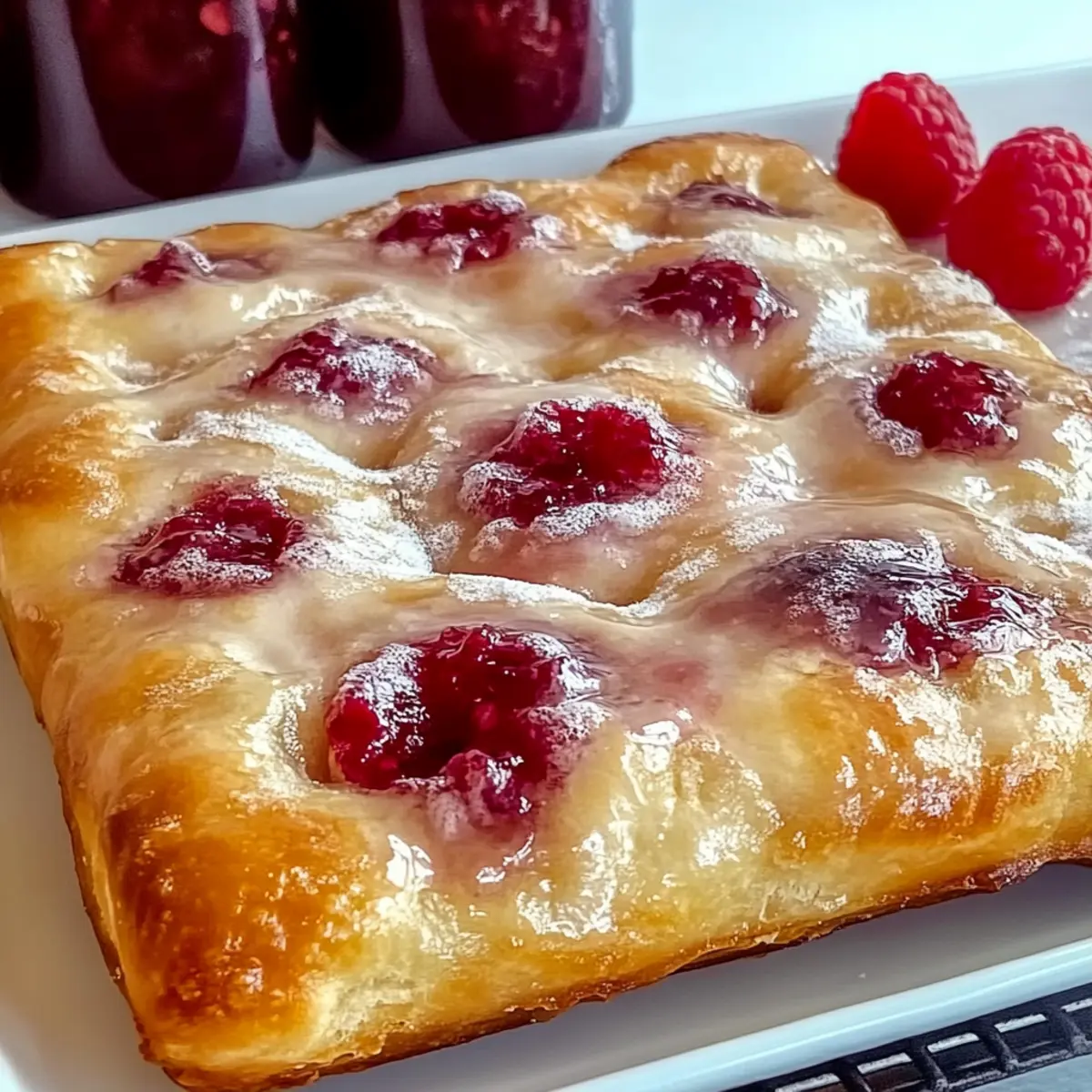 Homemade Jam Donut Focaccia