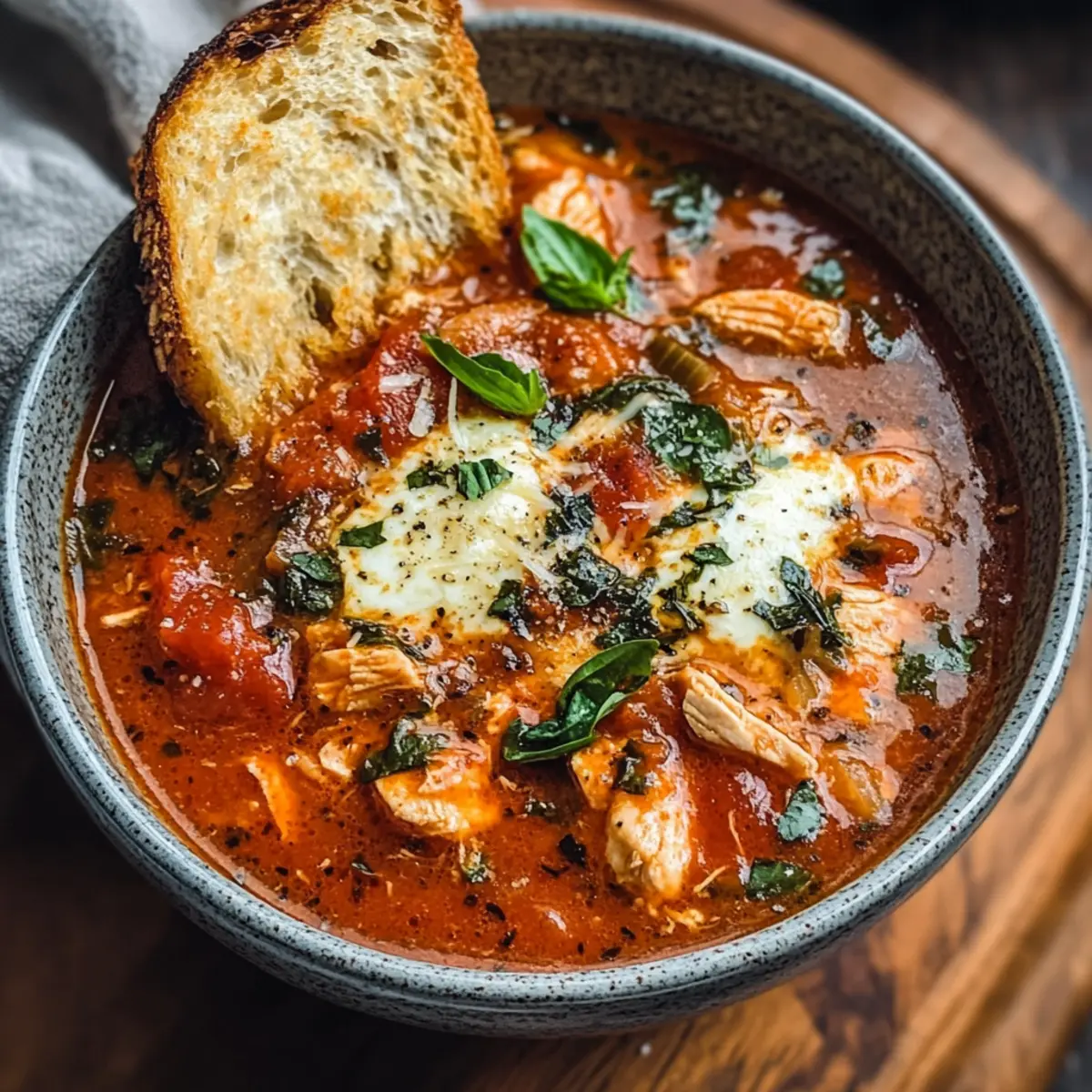 Chicken Parmesan Soup