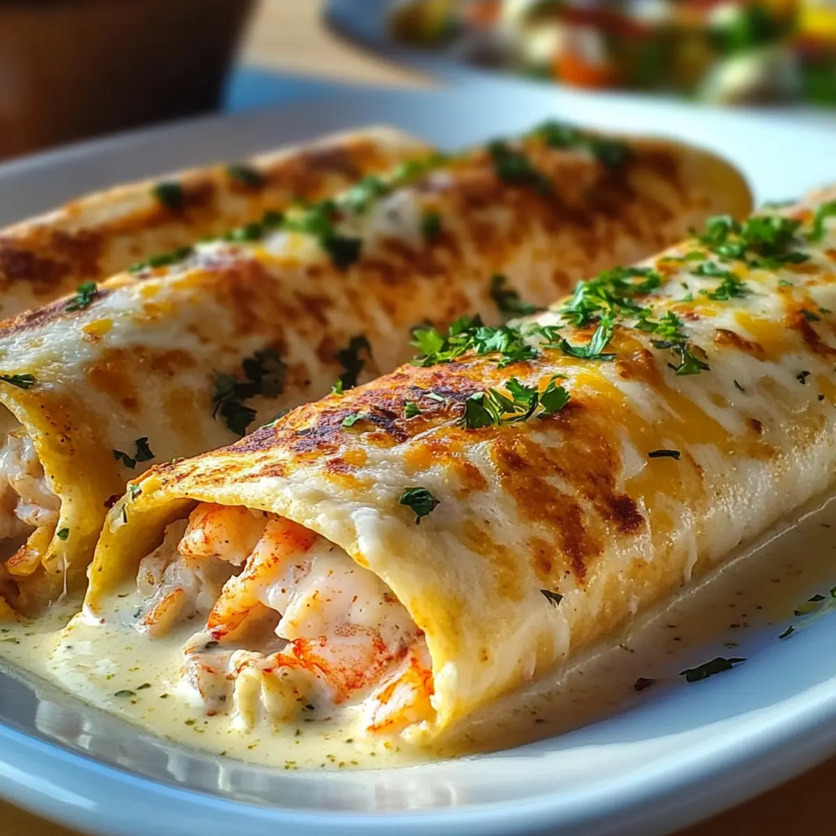Seafood Enchiladas