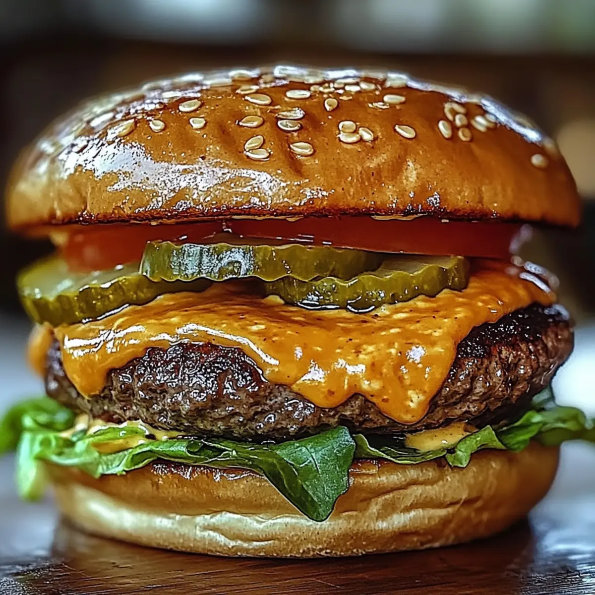 Smash Burger with Secret Sauce