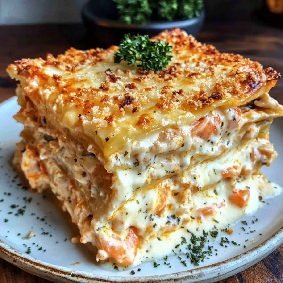 Shrimp Crab Lasagna