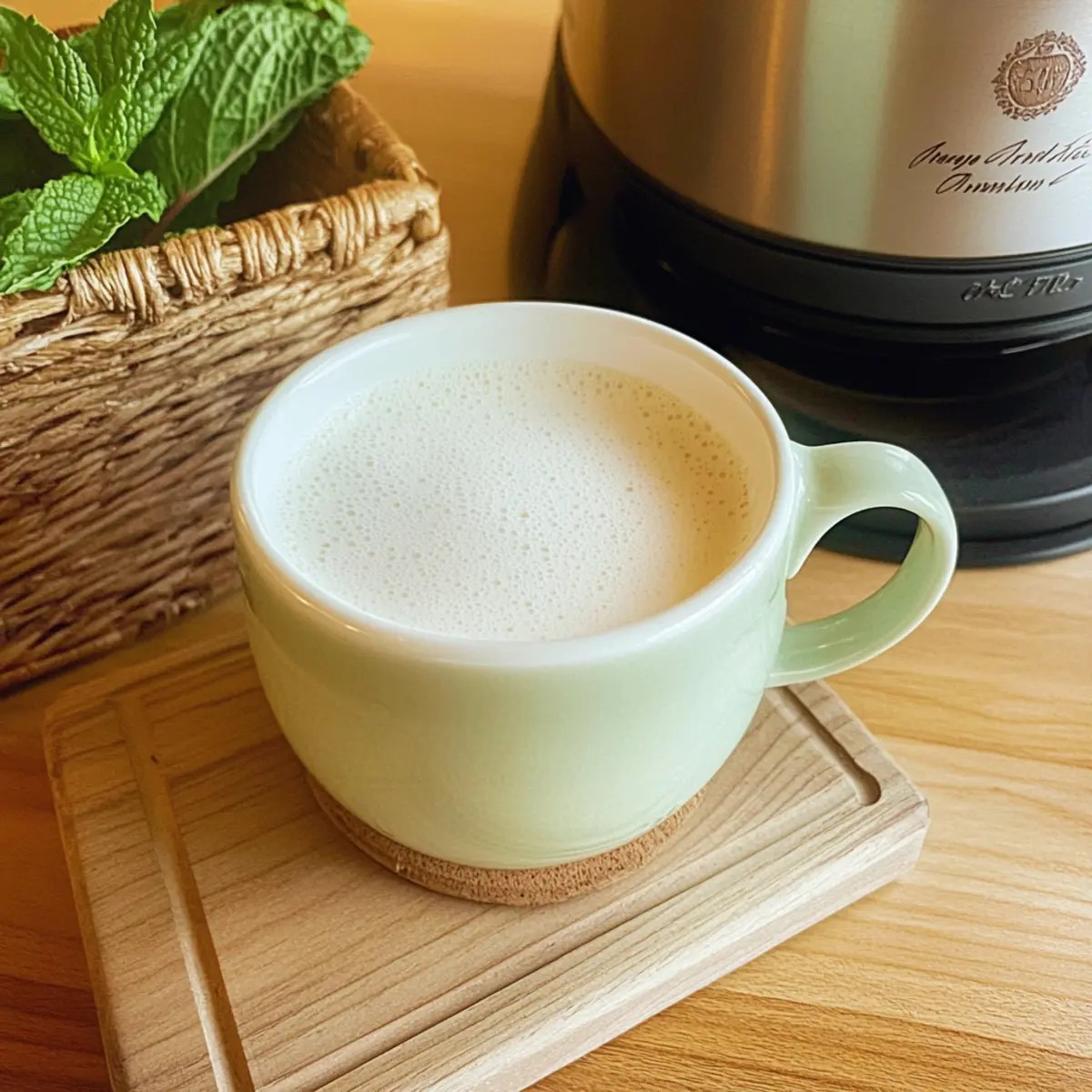 Peppermint Vanilla Tea Latte