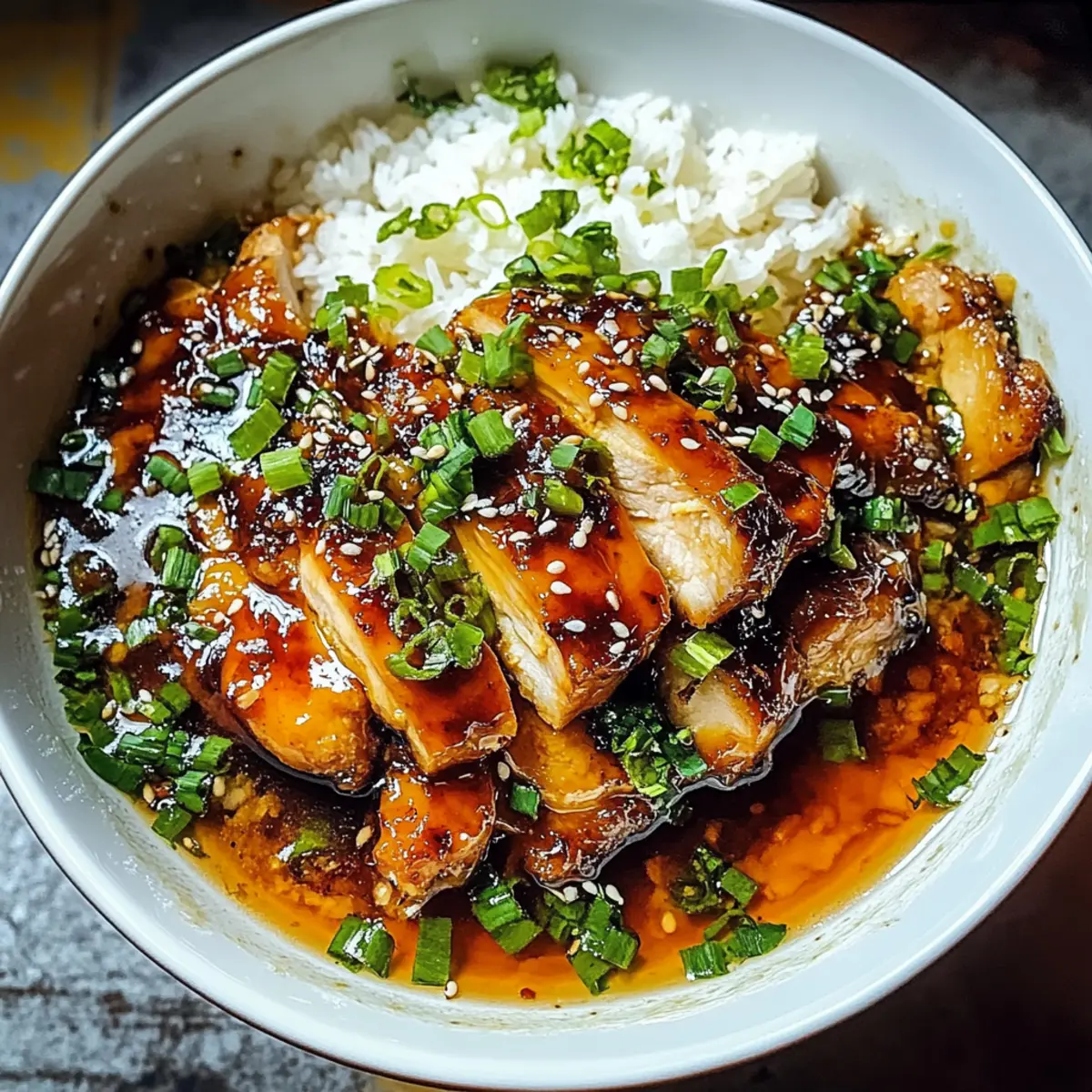 Soy Chicken in Garlic Ginger Broth